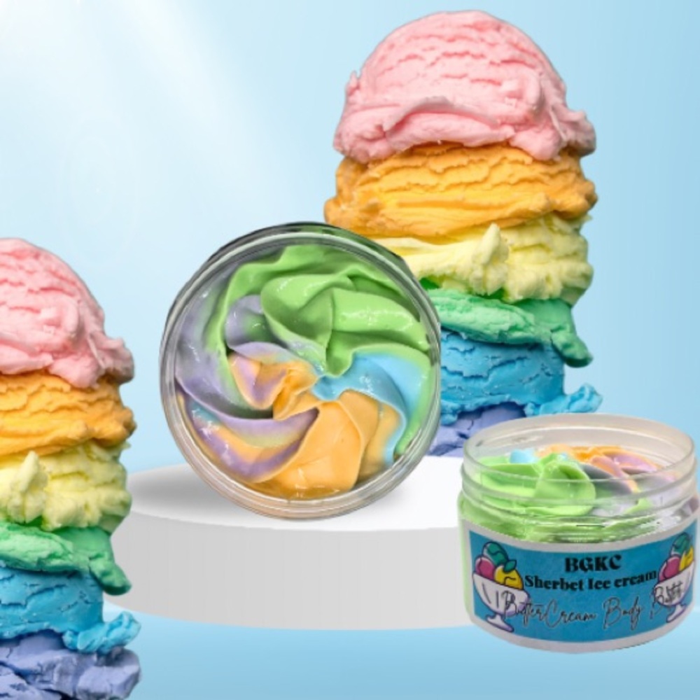 Sherbet Ice Cream ButterCream Body Butter Multicolor